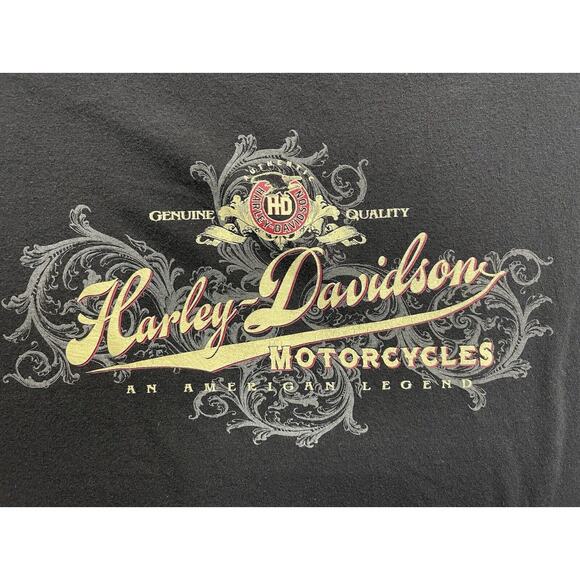 Harley Davidson Horny Toad Temple Texas T-Shirt Women XL Motorcycle Gear - Picture 2 of 7